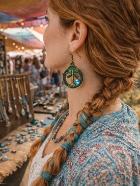 Tree Earrings